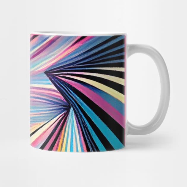 Abstract painting in the style of Bridget Riley by simonebonato99@gmail.com